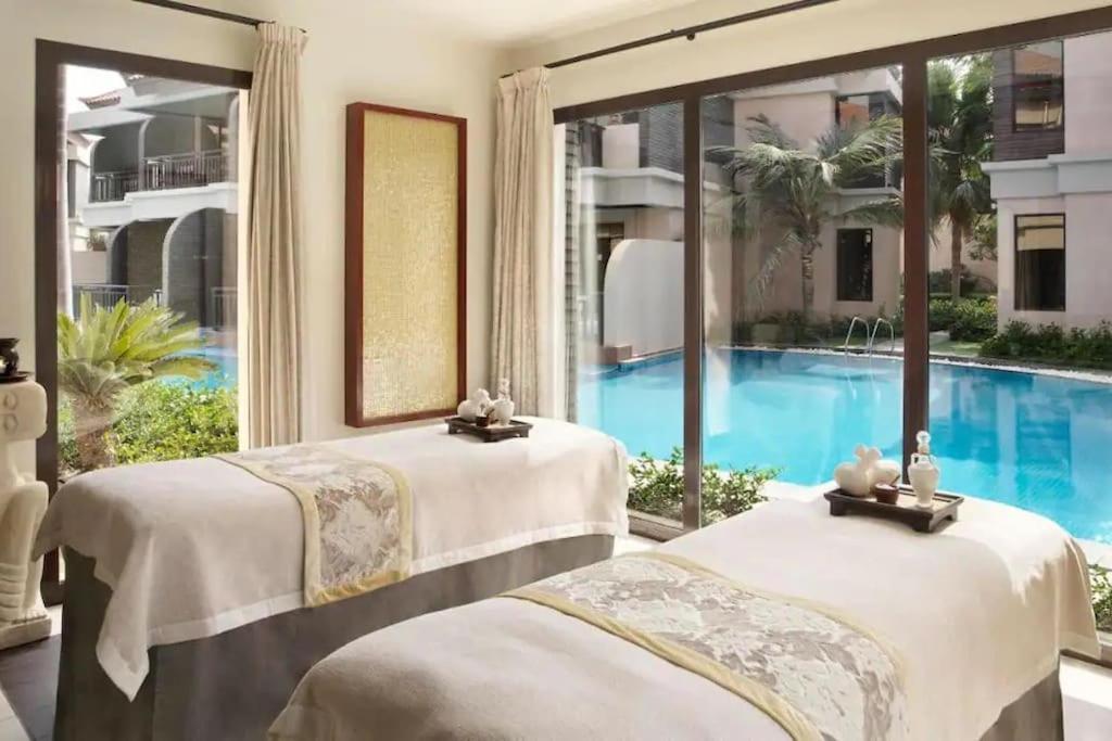 Marvelous Private Beach Apartment In Palm Dubai Within Anantara 5 Star Resort Buitenkant foto